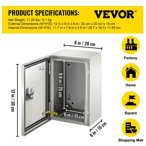 vevor steel electrical box